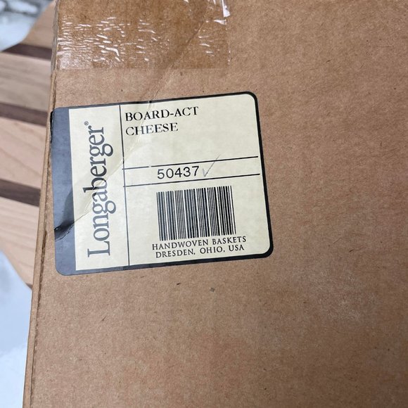 Longaberger American Craft Traditions Board Act-Cheese & Serving Crock - Picture 4 of 7